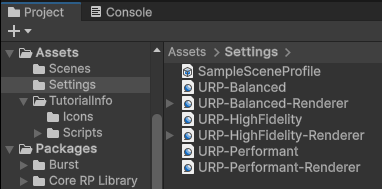 A closeup screenshot of the Unity Editor where the blank space has been removed.